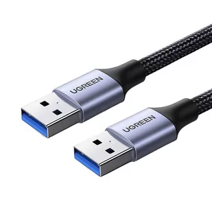 Kabel USB3.0, USB-A męski do USB-A męski,  UGREEN 2A, 0,5m (czarny) - Kable - miniaturka - grafika 1