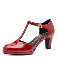 Czółenka - Marco Tozzi Damskie czółenka 2-24419-45, DK.RED PAT, 36 EU, Dk Red Pat, 36 EU - miniaturka - grafika 1