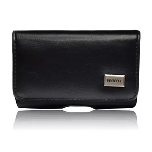 Forcell Kabura Classic 100A - do (Sony Xperia J/ST26I/iPhone 5/5S/5SE/5C) pozioma czarny - Etui i futerały do telefonów - miniaturka - grafika 1