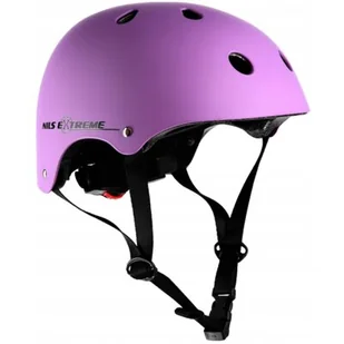 Nils EXTREME MTV12 FIOLETOWY MATOWY ROZM. XL (61-63 cm) KASK EXTREME - Kaski rowerowe - miniaturka - grafika 1