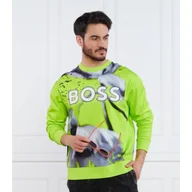 Bluzy męskie - BOSS GREEN Bluza Salbo Lotus | Regular Fit - miniaturka - grafika 1