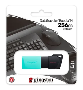 Kingston Exodia 256GB USB3.2 teal 2_443128 - Karty pamięci - miniaturka - grafika 3