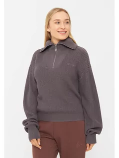 Swetry damskie - Bench Sweter "Thurynn" w kolorze szarym - grafika 1