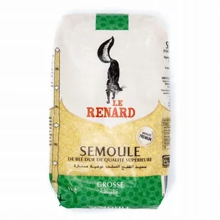 Durum wheat Semolina Flour -thick semolina 1kg LE RENARD - Mąka - miniaturka - grafika 1