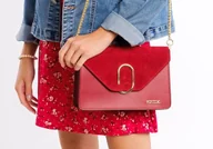 Torebki damskie - Torebka Skórzana z ozdobnym zapięciem (6804) - miniaturka - grafika 1