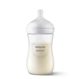 Laktatory - Philips Avent zestaw Natural Respons: butelka 260 ml + smoczek do karmienia 3m+ - miniaturka - grafika 1