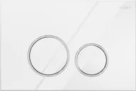 Przyciski spłukujące - Mexen Fenix Air 05 przycisk spłukujący pneumatyczny, biały błyszczący - 6A0500 - miniaturka - grafika 1