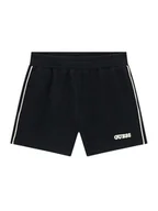 Spodenki damskie - Guess Szorty sportowe J6GD38 KF972 Czarny Regular Fit - miniaturka - grafika 1