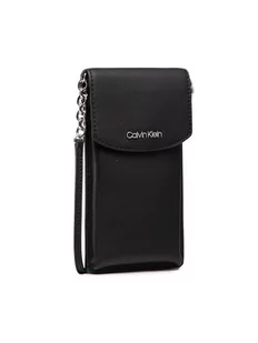 Calvin Klein Torebka Ck Must Phone Pouch Xbody K60K608246 Czarny - Torebki damskie - miniaturka - grafika 1