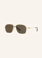 Okulary przeciwsłoneczne - Cartier Sunglasses Okulary Przeciwsłoneczne ct0306s gold - miniaturka - grafika 1