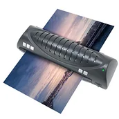 Laminatory - Waytex 78210V Laminator do formatu A4/A5/A6/A7 do 2 x 80 mic czarny - miniaturka - grafika 1