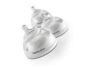 Akcesoria do karmienia - Nanobebe Nanobebe Butelka do karmienia / przechowywania pokarmu 150 ml 3PAK SZARA - miniaturka - grafika 1