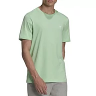 Koszulki męskie - Koszulka adidas Originals Loungewear Adicolor Essentials Trefoil Tee H34633 - zielona - miniaturka - grafika 1
