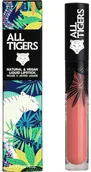 Szminki - All Tigers Natural &amp; Vegan Liquid Lipstick 696 Chase Your Dreams 8 ml (3701243206965) - miniaturka - grafika 1