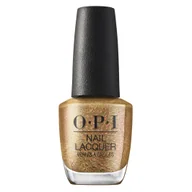 Lakiery hybrydowe - OPI Nail Lacquer, błyszczące złoto, klasyczny lakier do paznokci, Five Golden Flings, 15ml - miniaturka - grafika 1