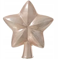 Ozdoby bożonarodzeniowe - Kaemingk szpic choinkowy szklany czubek błyszczący gwiazda różowy 17cm 1szt - miniaturka - grafika 1