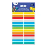 Etykiety samoprzylepne i bloki etykiet - Interdruk Etykiety samoprzylepne 78szt Bebe Kids mix - miniaturka - grafika 1