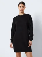 Sukienki - Noisy May Sukienka dzianinowa Maysa 27027577 Czarny Loose Fit - miniaturka - grafika 1