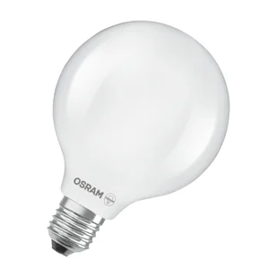Żarówka LED OSRAM w klasycznym kształcie kuli, z dekoracyjnym żarnikiem LED o matowym wzorze, klasa efektywności energetycznej A, E27, 5 W, 1055 lm, 4000 K, chłodna biel. Nie nagrzewa się, 100 % światła natychmiast - Żarówki LED - miniaturka - grafika 1