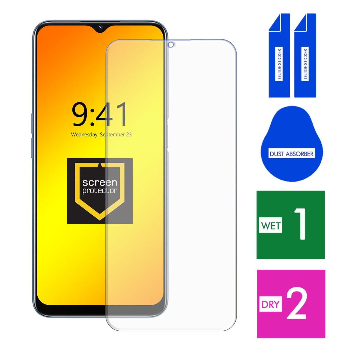 SZKŁO HARTOWANE DO OPPO A16 A16E A54S SZYBKA 9H OCHRONNE PANCERNE