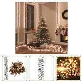 Oświetlenie świąteczne - Lampki choinkowe LED Living Store z 400 diodami LED w kolorze ciepłej bieli 7,4 m PVC - miniaturka - grafika 1