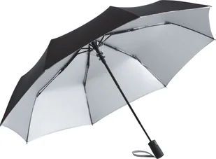 Parasol FARE Doubleface czarno-srebrny z filtrem UV - Parasole - miniaturka - grafika 1
