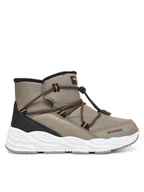 Buty dla chłopców - Skechers Śniegowce Turbo Tread 406385L TPBK Szary - miniaturka - grafika 1