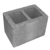 Ogrodzenia - Pustak wentylacyjny dwukanalowy 36 x 24 x 24 cm Kom-Dym - miniaturka - grafika 1