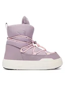 Buty dla dziewczynek - Moon Boot Śniegowce Jr Park lace Mid 80D3440070 D Różowy - miniaturka - grafika 1