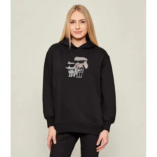 Karl Lagerfeld Bluza ikon rs duo Loose fit - Bluzy damskie - miniaturka - grafika 1