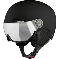 Moda i Uroda OUTLET - Kask zimowy ALPINA ARBER VISOR Q LITE BLACK MATT 58-61  paczkomatem od 599zł - miniaturka - grafika 1