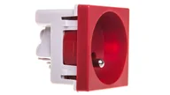 Gniazdka elektryczne - Kontakt Simon Connect gniazdo Pojedyncze z bolcem 45x45mm K02/6 - miniaturka - grafika 1