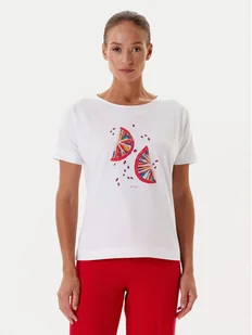 Tatuum T-Shirt Lali 1 T2511.110 Biały Regular Fit - Koszulki i topy damskie - miniaturka - grafika 1