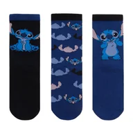 Skarpetki dla dzieci - Skarpety długie Disney Classics CEO-ACCCS-AW25-219DCLS(3-PACK) Czarny - miniaturka - grafika 1