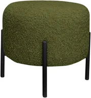 Pufy i podnóżki - Pufa OLA LOFT ławka podnóżek metal czarny Rolf14 - miniaturka - grafika 1