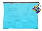 Długopisy - KOPERTA Z SUWAKIEM METALOWYM B4 38X29 CM NIEBIESKA TETIS - miniaturka - grafika 1