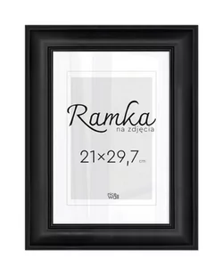 Czarna ramka na zdjęcia 21x29,7 cm - Ramki na zdjęcia - miniaturka - grafika 1