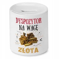 Skarbonki - Dla Dyspozytora Skarbonka na Urodziny na Prezent z Nadrukiem ze Zdjęciem + Opakowanie na prezent (wzór 04) - miniaturka - grafika 1