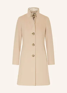 Cinzia Rocca Płaszcz Wełniany Z Wyjmowaną Podpinką beige - Płaszcze damskie - miniaturka - grafika 1