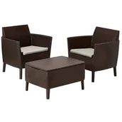 Meble ogrodowe - Meble ogrodowe KETER Salemo 258969 Brązowy - miniaturka - grafika 1