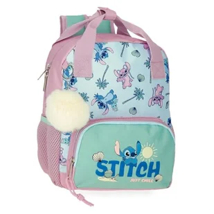 Disney Stitch Just Chill Plecak Przedszkolny Zielony 23x28x10 cm Poliester by Joumma Bags, Zielony, Talla única, plecak przedszkolny - Plecaki szkolne i tornistry - miniaturka - grafika 1