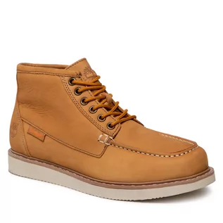 Botki męskie - Timberland Trzewiki Newmarket II TB0A2BTH231 Wheat Nubuck - grafika 1