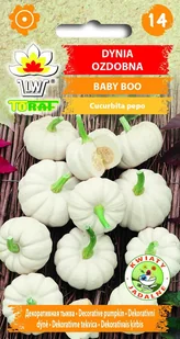 Dynia ozdobna Baby Boo nasiona 2g Toraf - Nasiona i cebule - miniaturka - grafika 1