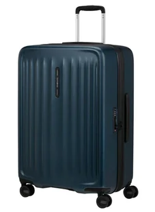 Walizka średnia poszerzana Samsonite Fyrm EXP - steel blue - Walizki - miniaturka - grafika 1