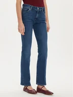 Spodnie damskie - Tommy Hilfiger Jeansy WW0WW43494 Niebieski Bootcut Fit - miniaturka - grafika 1