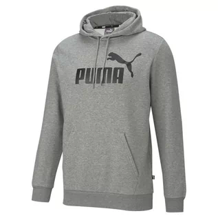 Swetry męskie - Puma Essential Big Logo Hoody, męska bluza, szara - grafika 1
