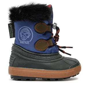 Śniegowce Boatilus Nippy 02 Sint. Leather Boot NN02 VAR.43PR Zielony - Buty dla chłopców - miniaturka - grafika 1