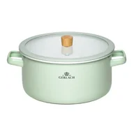 Garnki - Garnek GERLACH Natur Enamel 24 cm Zielony - miniaturka - grafika 1