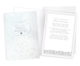 Karnet Chrzest - Kukartka - Kartki okolicznościowe i zaproszenia - miniaturka - grafika 1