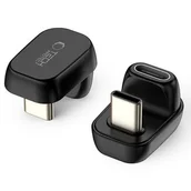 Adaptery i przejściówki - Adapter USB Typ C - USB Typ C TECH-PROTECT UltraBoost AA04 Czarny - miniaturka - grafika 1